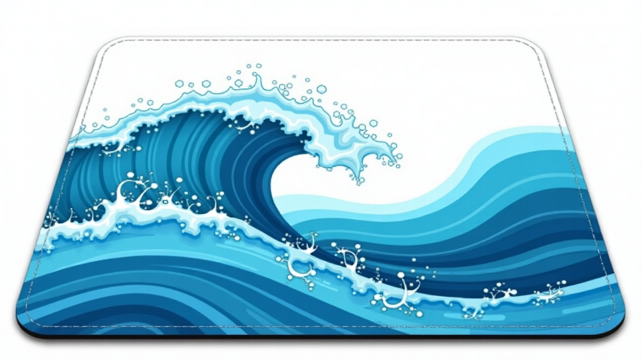 Ocean Waves Mouse Pad